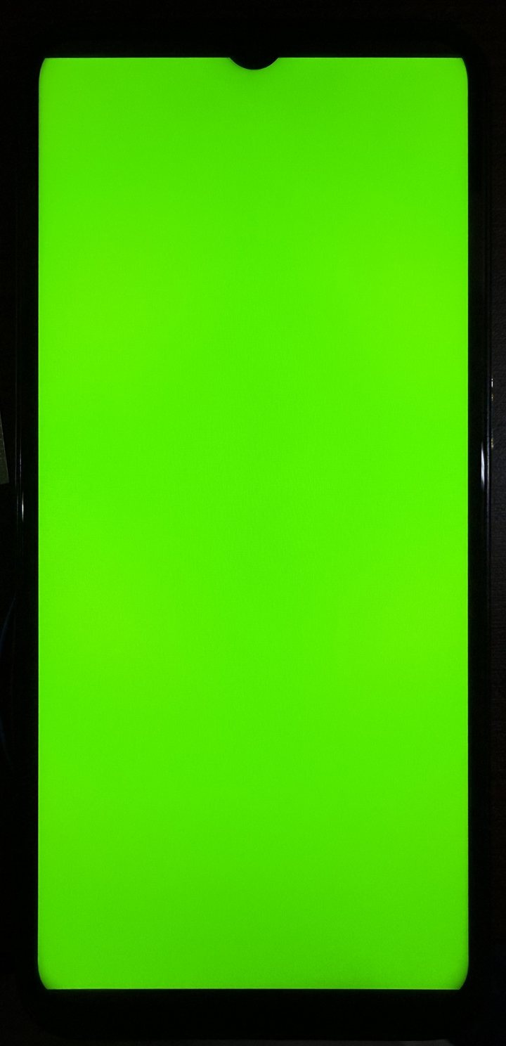 Samsung Galaxy A15, F3: imagine de test verde