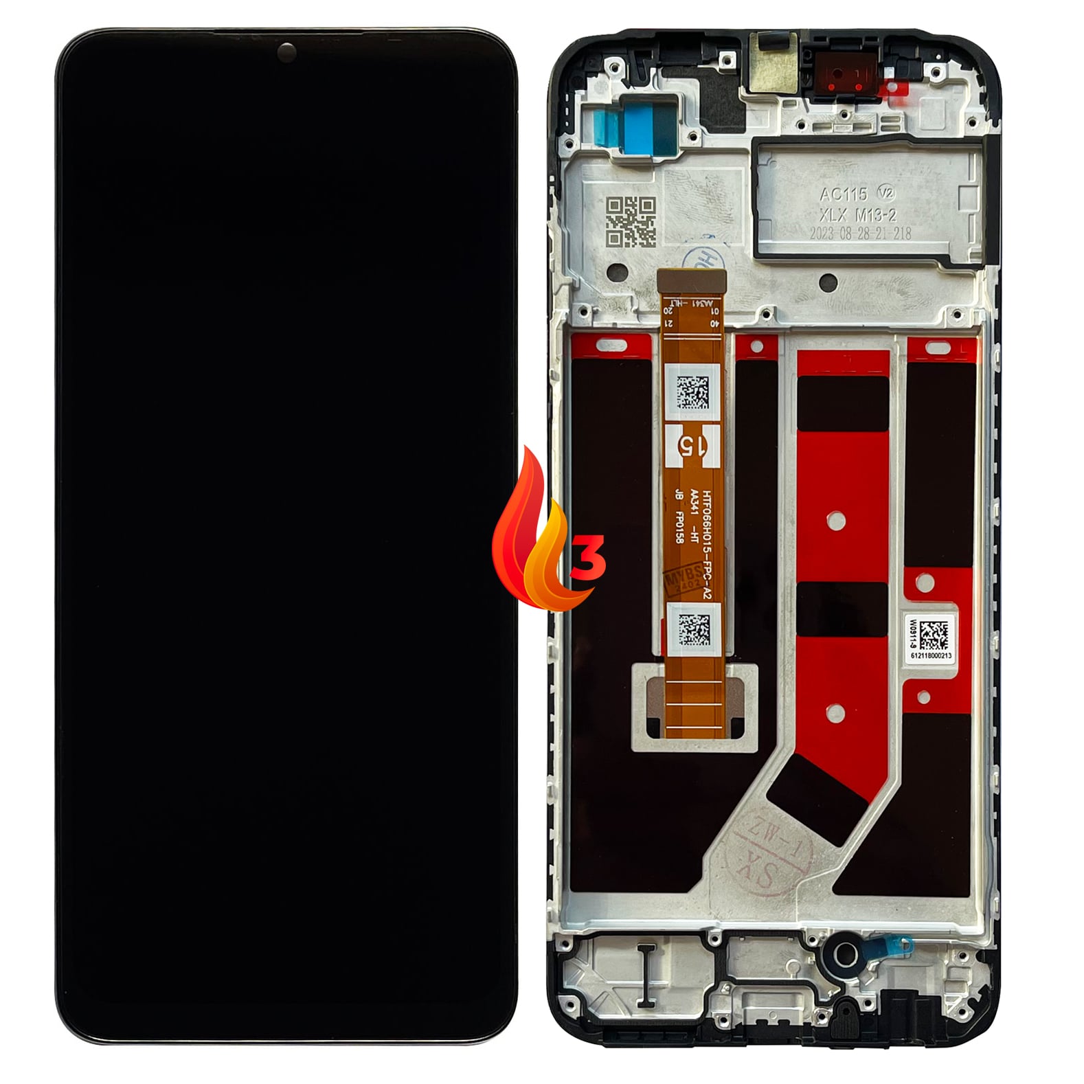 Display Oppo A38 cu rama