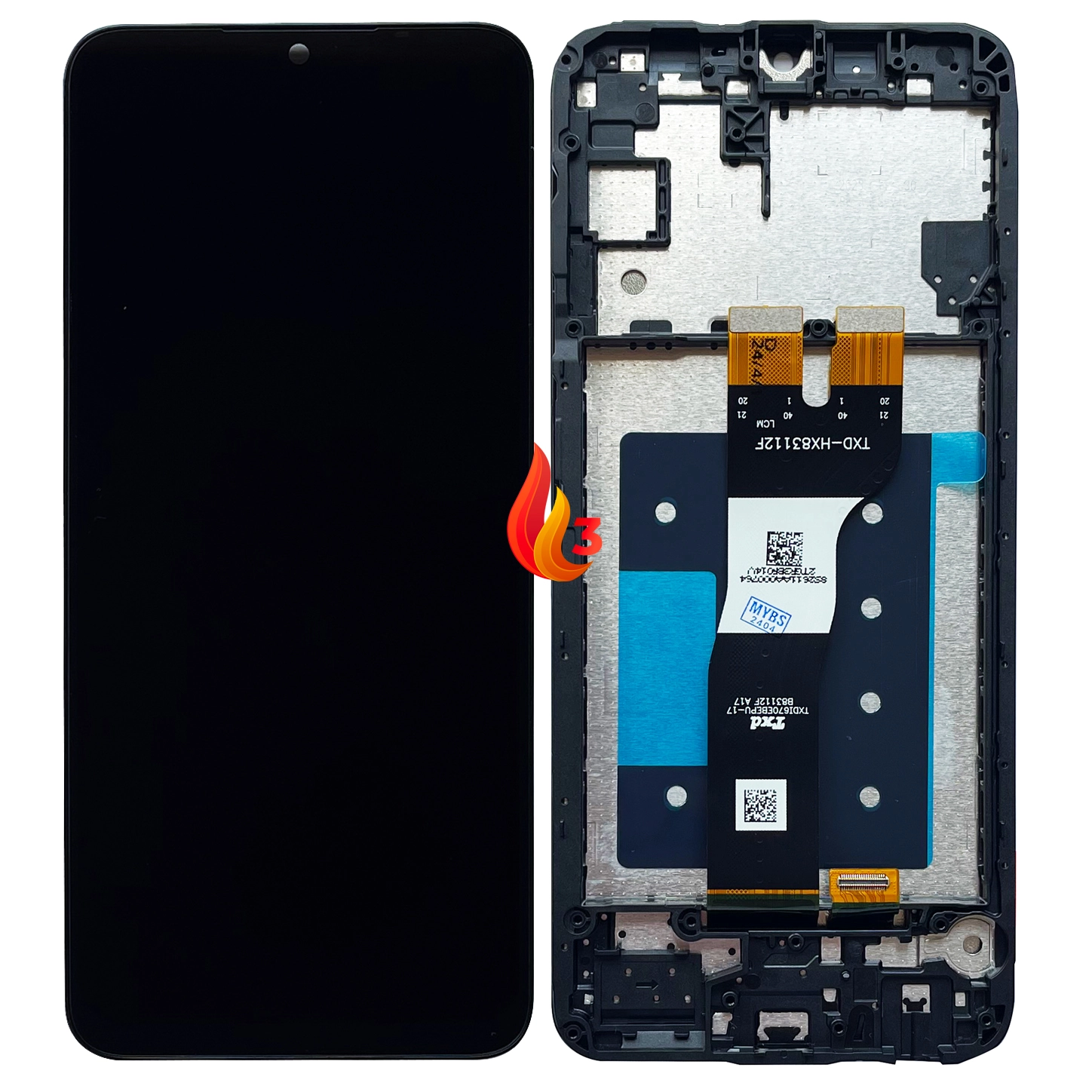 Display Samsung A05s cu rama