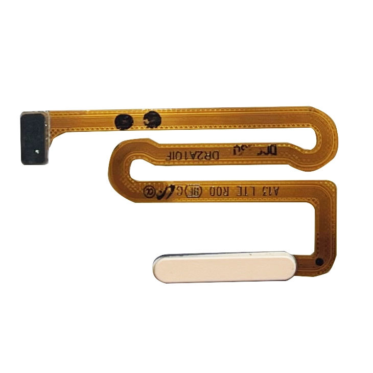 Banda flex cu senzor amprenta si buton on/off Samsung A13 4G, Peach