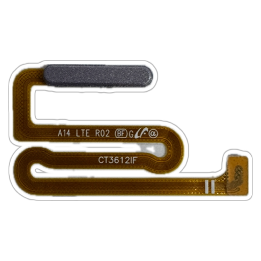 Banda flex cu senzor amprenta Samsung A14 4G, Silver