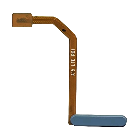 Banda flex cu senzor amprenta si buton on/off Samsung A15 4G, Albastru