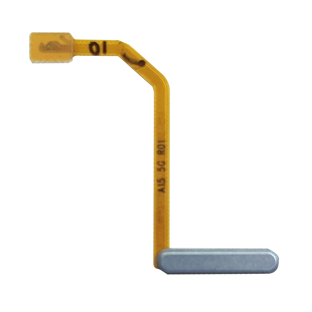 Banda flex cu senzor amprenta si buton on/off Samsung A15 5G, Albastru