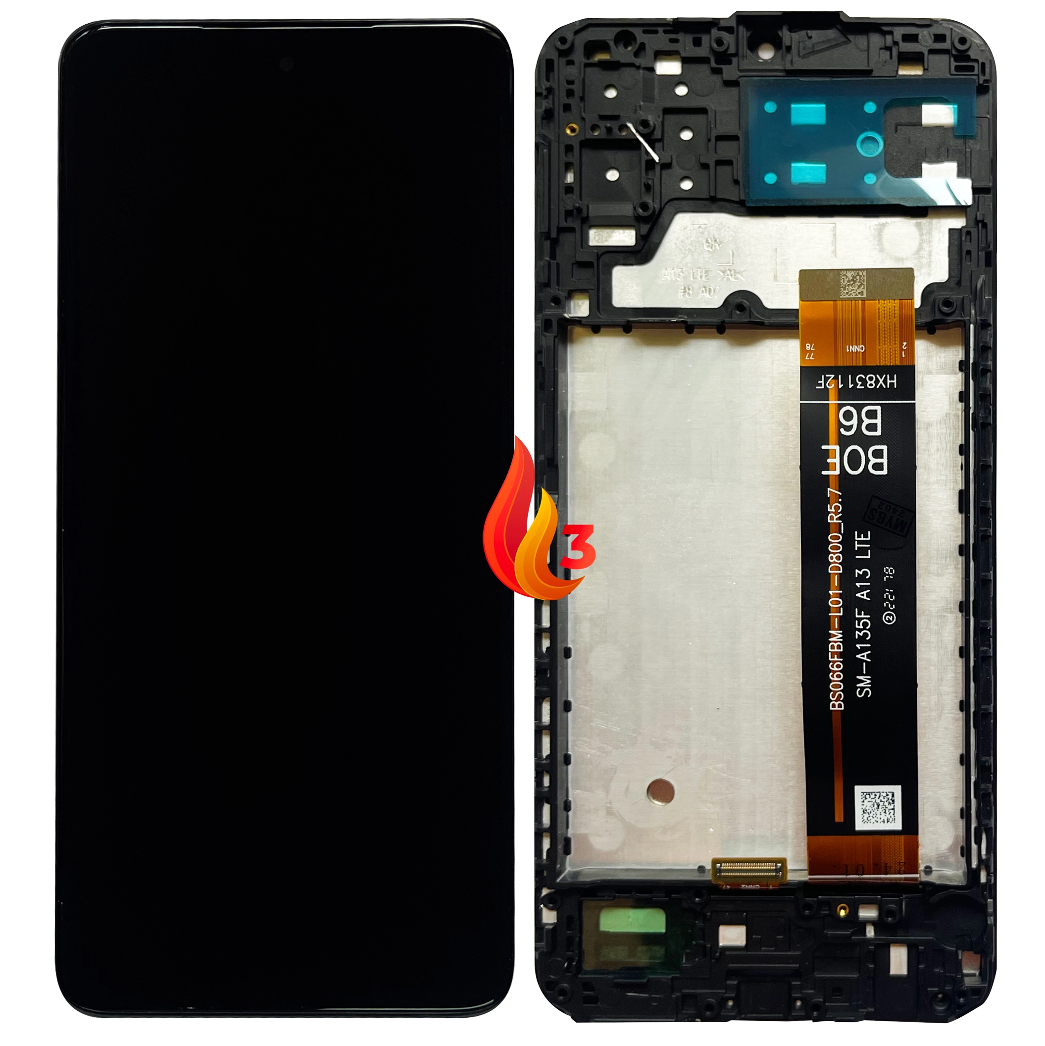 Display Samsung M13 5G M136B cu rama