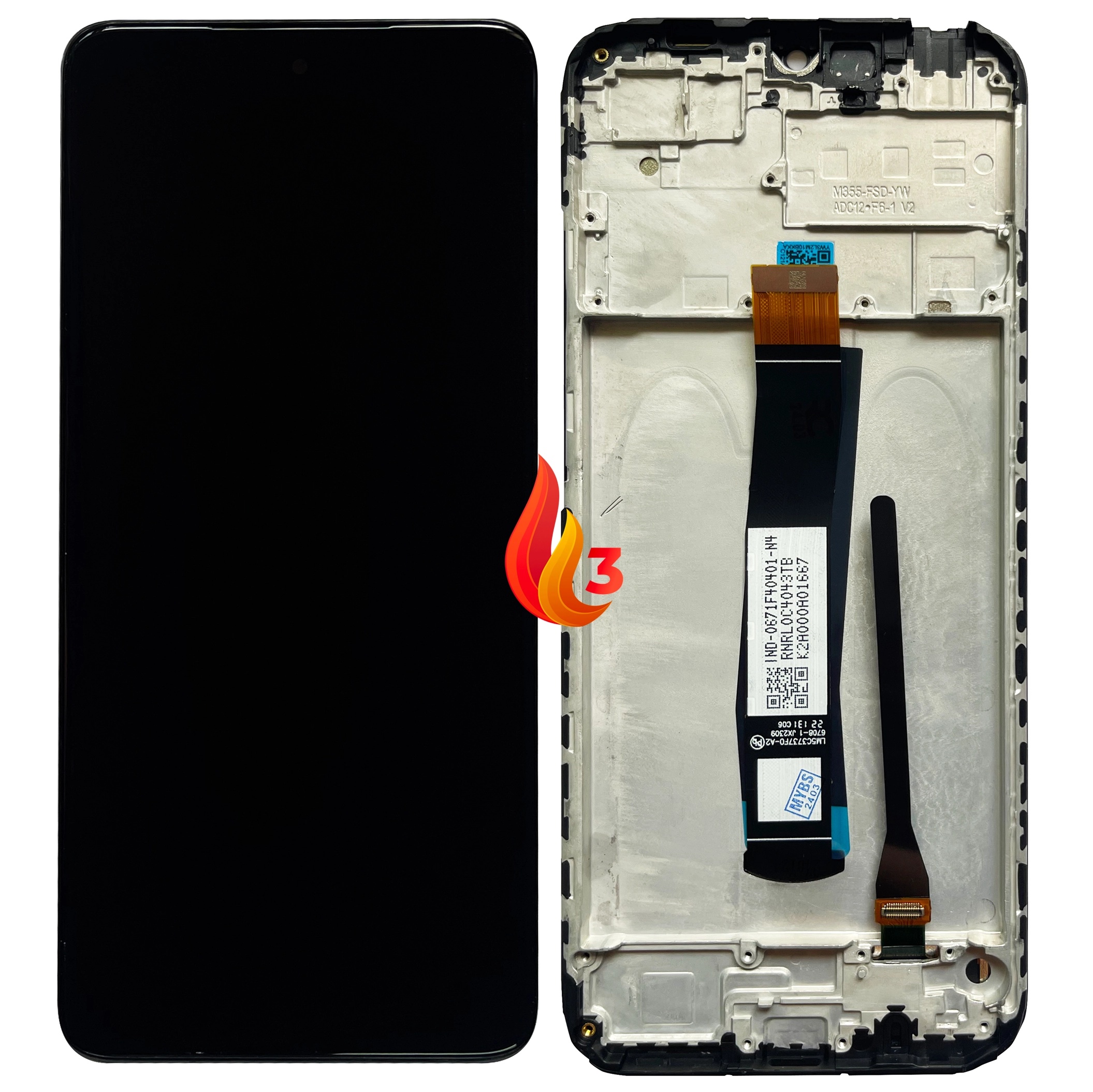 Display Xiaomi Redmi 10C cu rama
