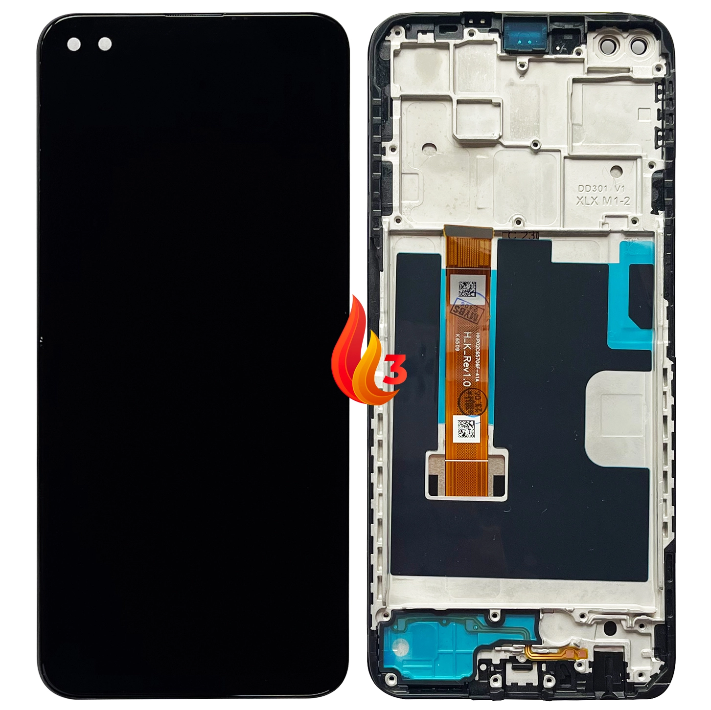 Display Oppo A92s 5G cu rama