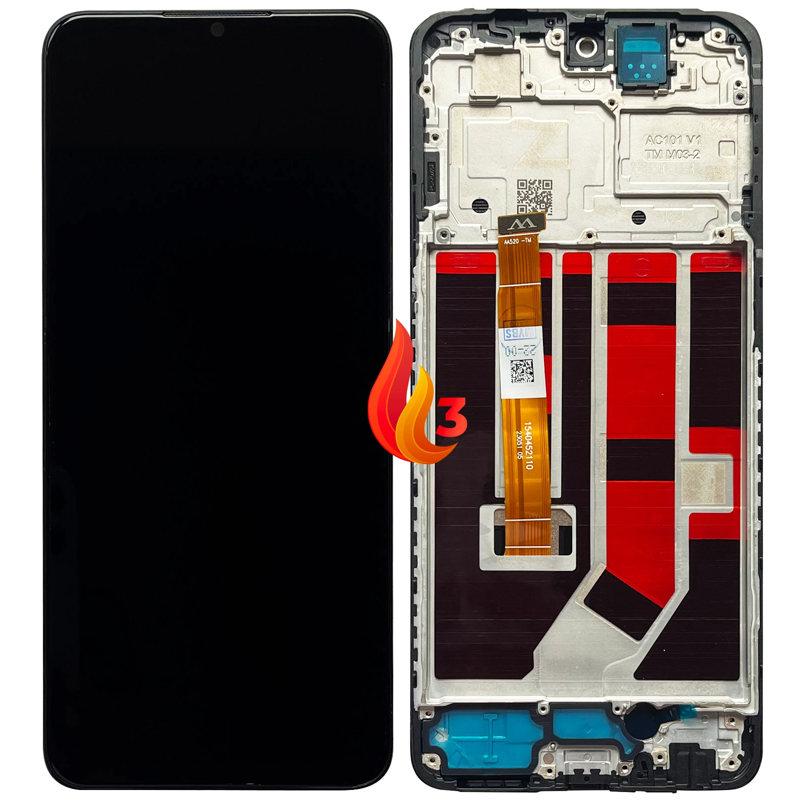 Display Oppo A2 5G cu rama