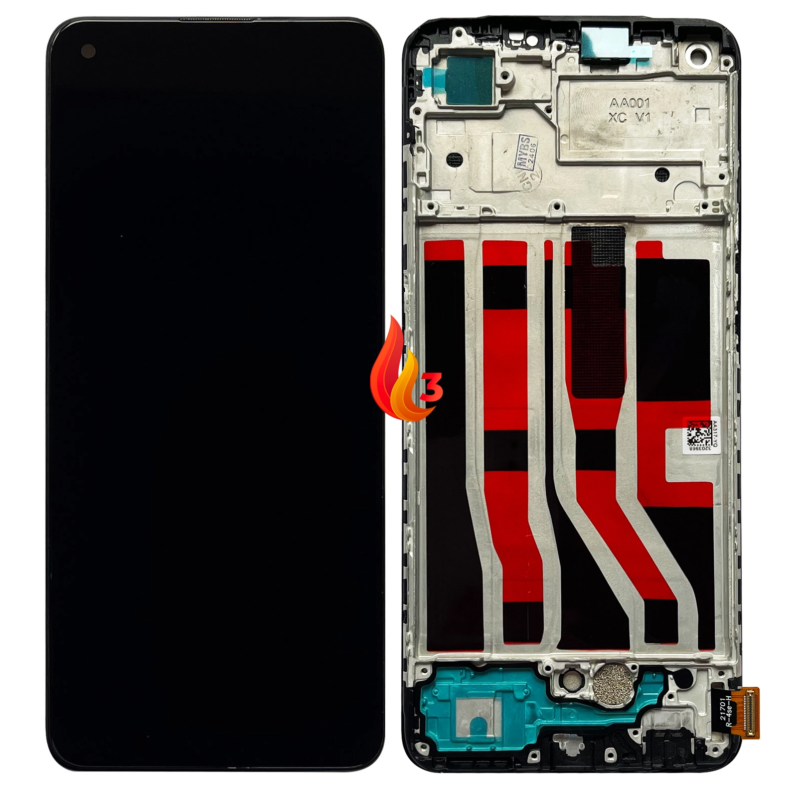 Display Oppo A74 4G cu rama