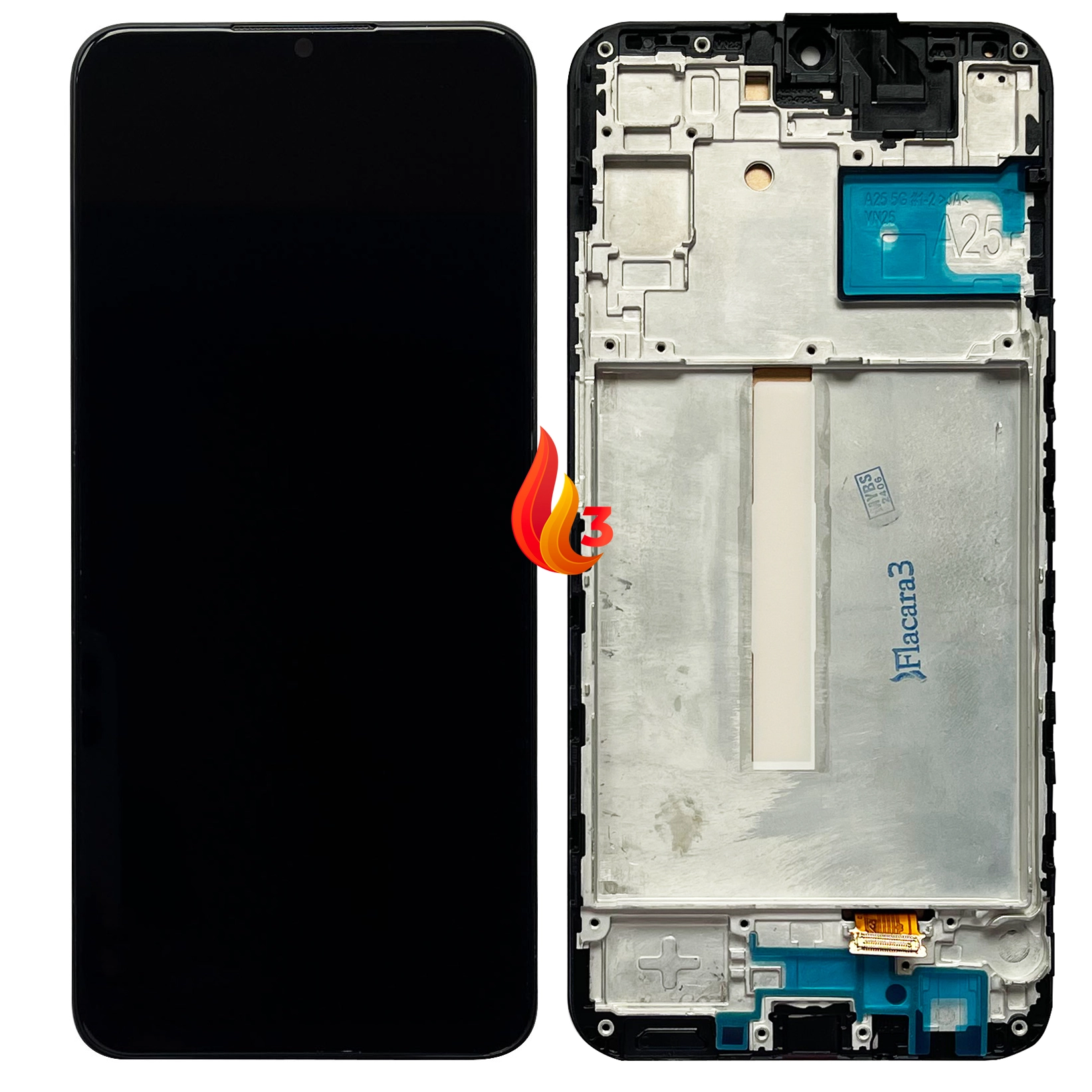 Display Samsung A25 5G cu rama AMP