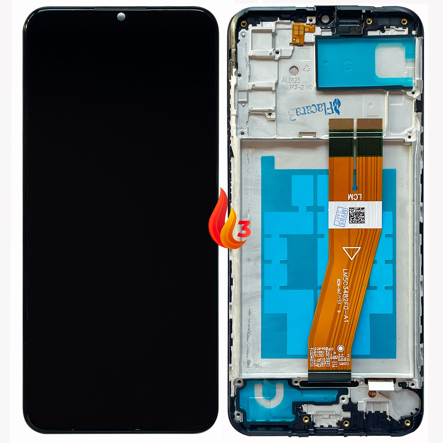 Display Samsung A03s cu rama, A037F