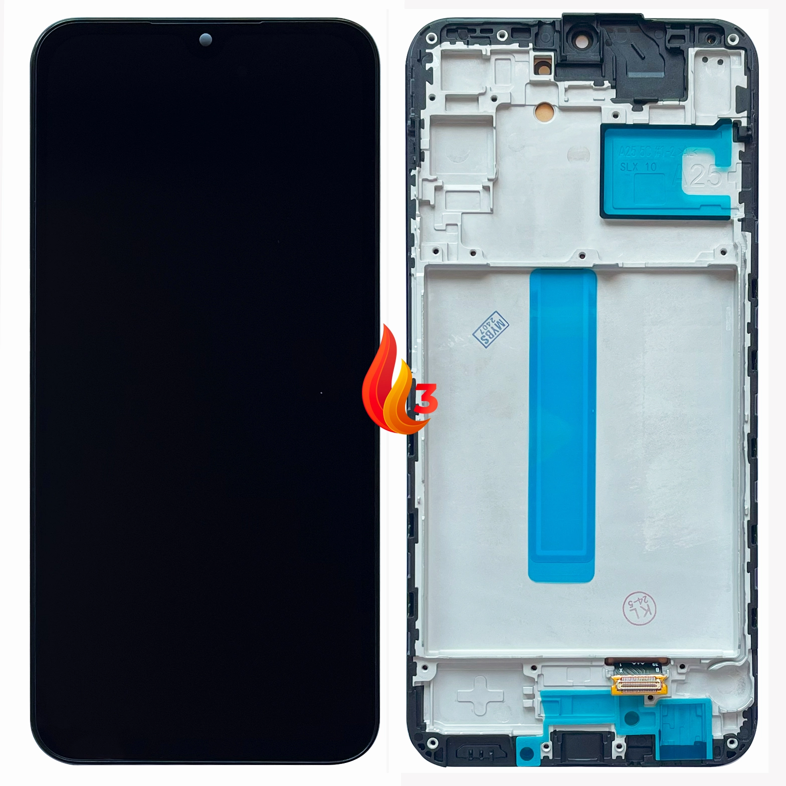 Display Samsung A25 5G OLED cu rama AMM