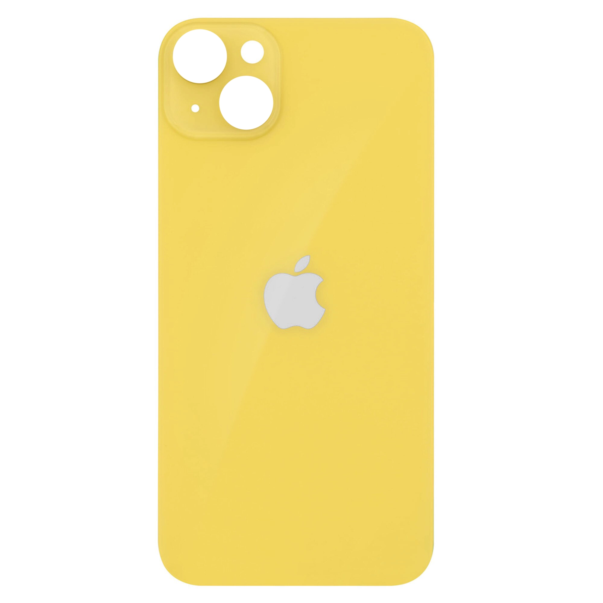 Spate telefon: Capac baterie Iphone 14, Galben