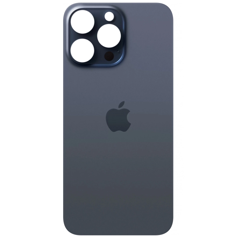 Spate telefon: Capac baterie Iphone 15 Pro Max, Albastru