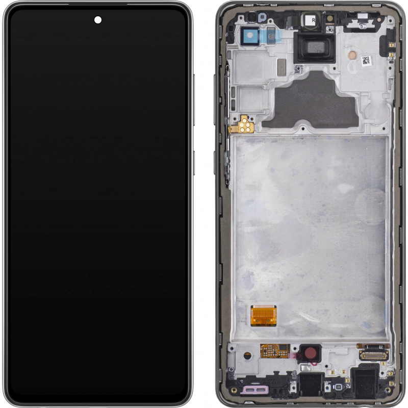 Display Samsung A72, Original Samsung service pack, Negru