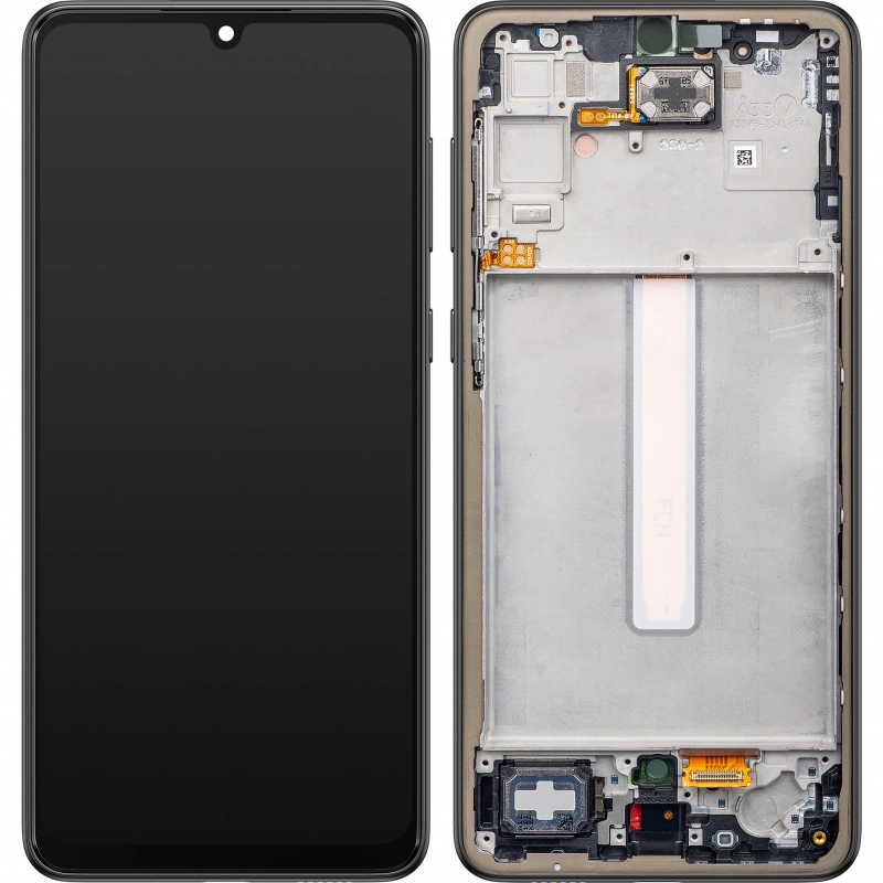 Display Samsung A33 5G, Original Samsung service pack, Negru