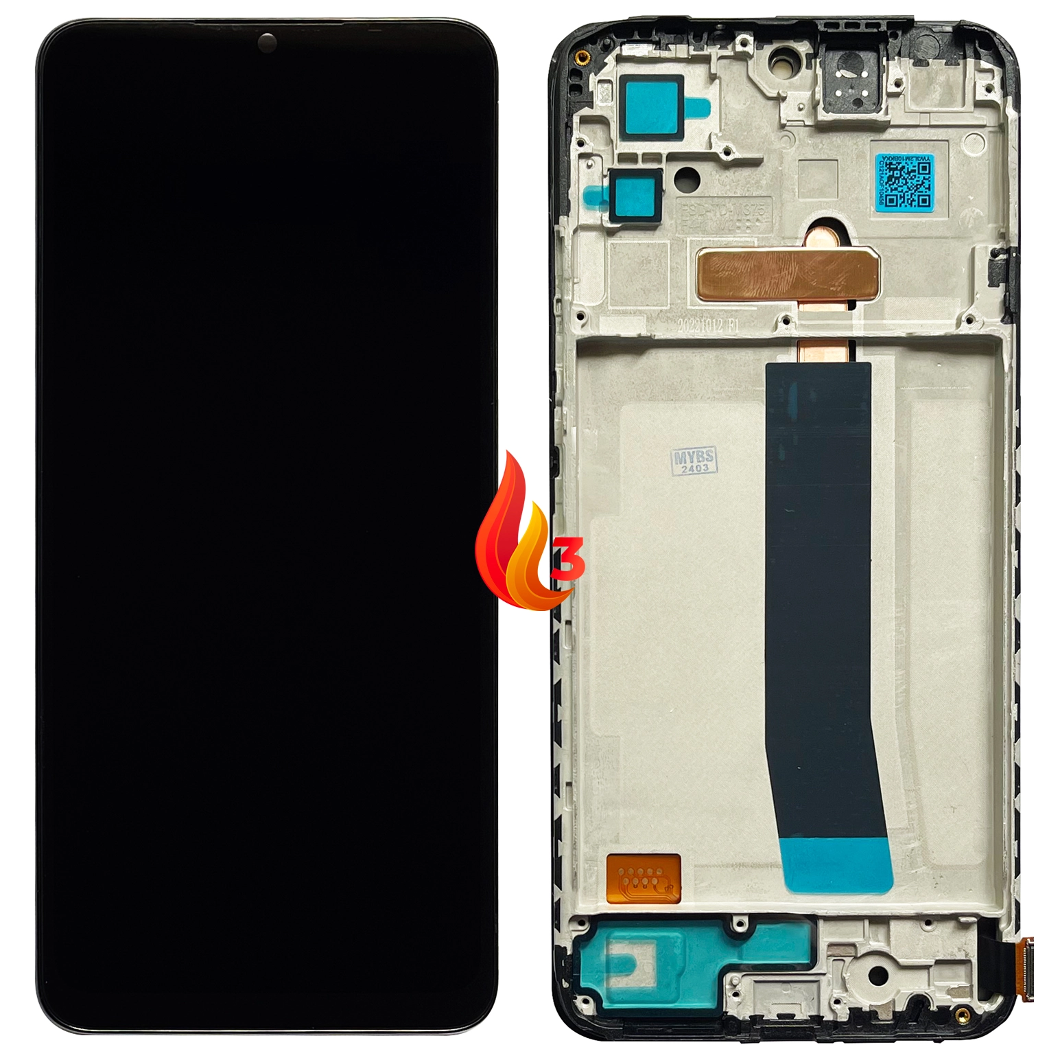 Display Xiaomi Redmi Note 11 / Note 11s / Note 12s OLED cu rama