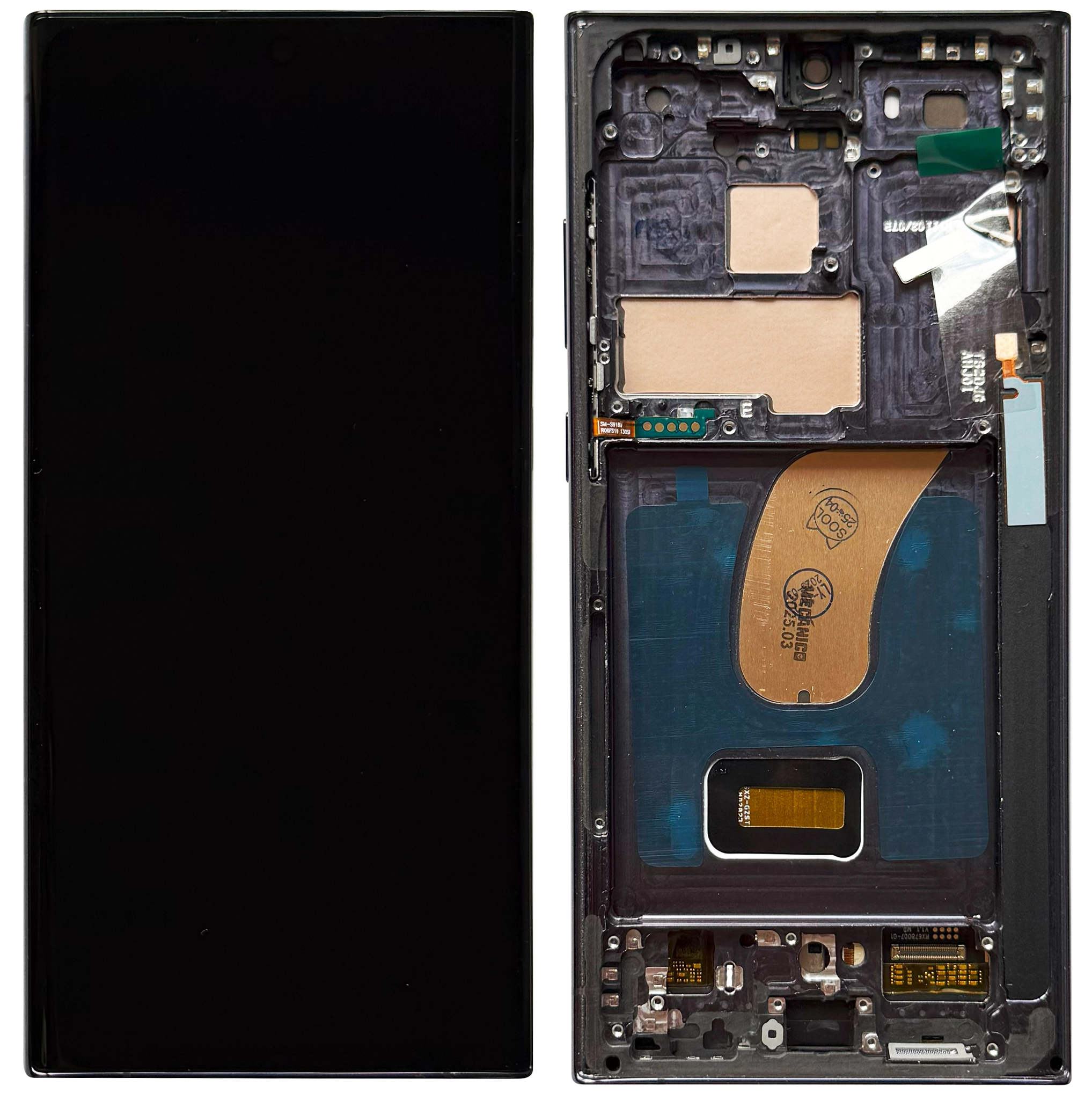Display Samsung S23 Ultra OLED cu rama, Negru