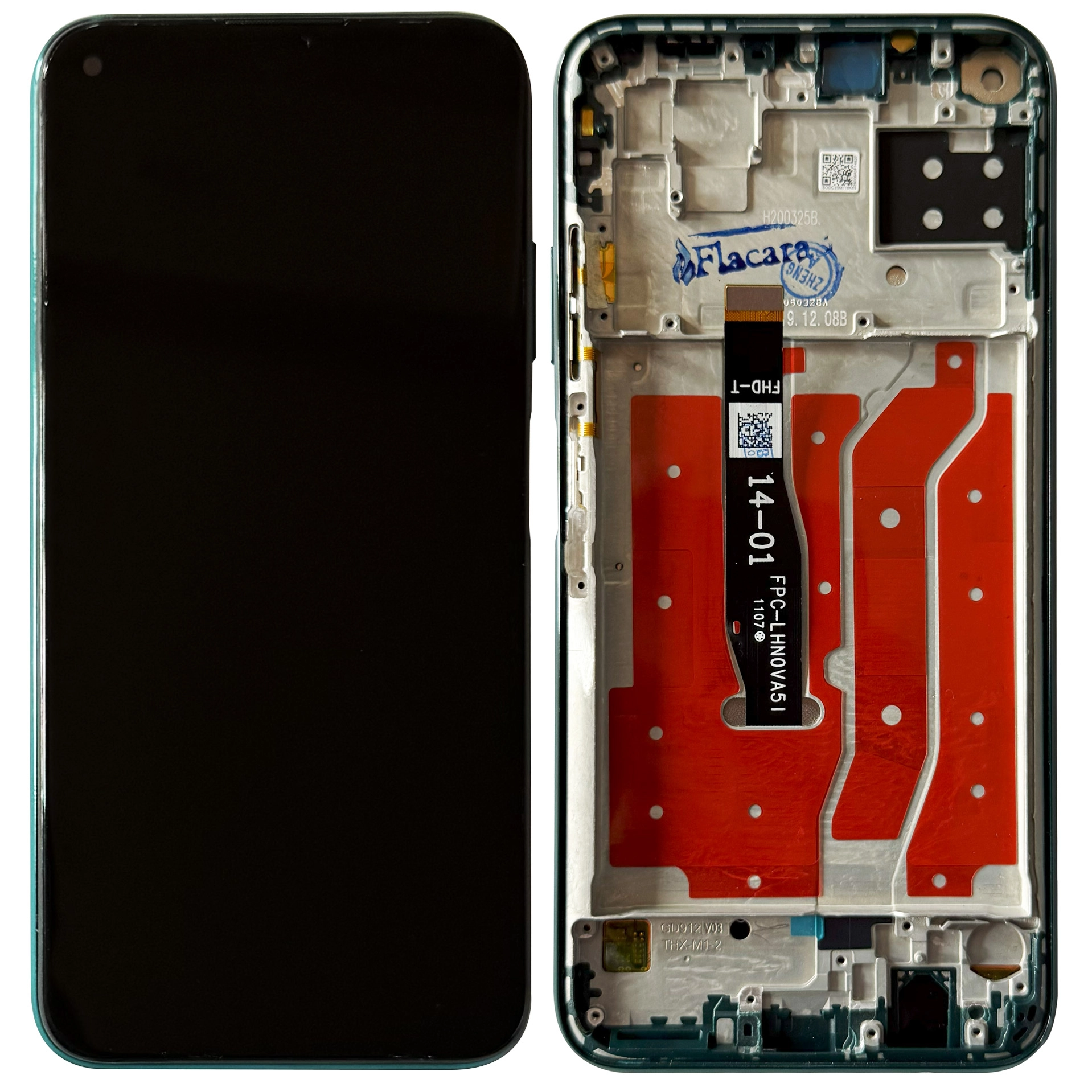 Display Huawei P40 Lite cu rama, Verde