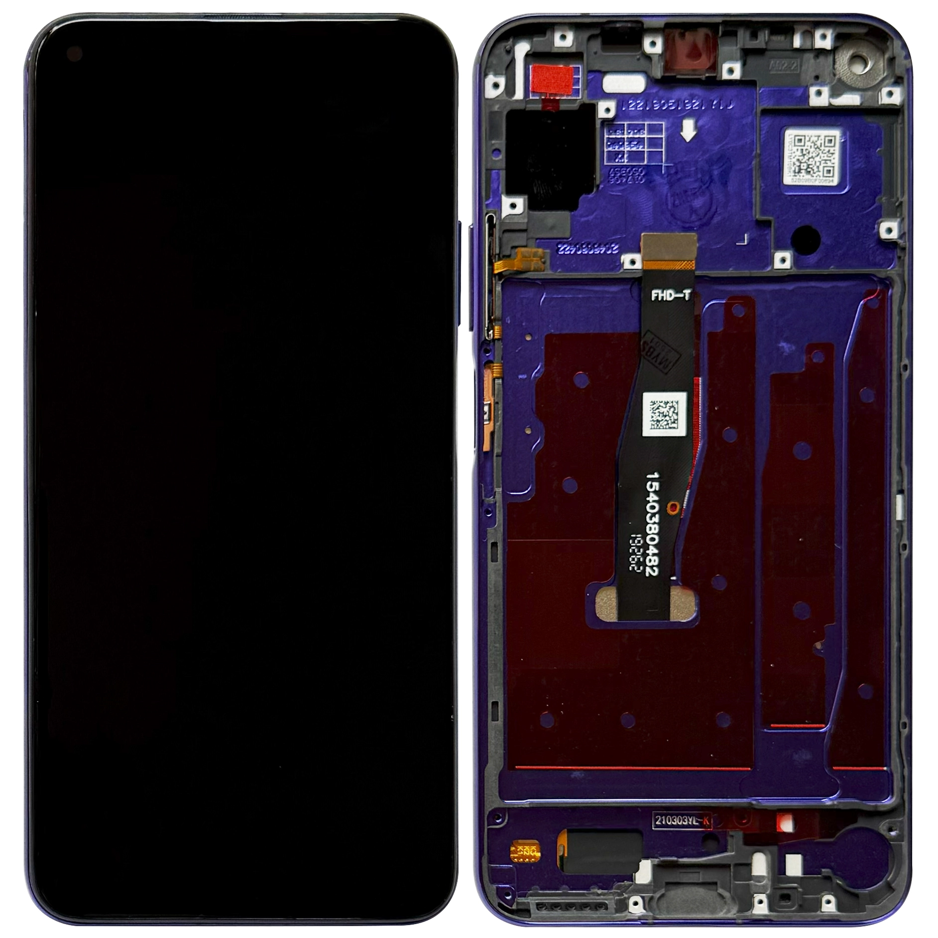 Display Huawei Nova 5T cu rama, Purple