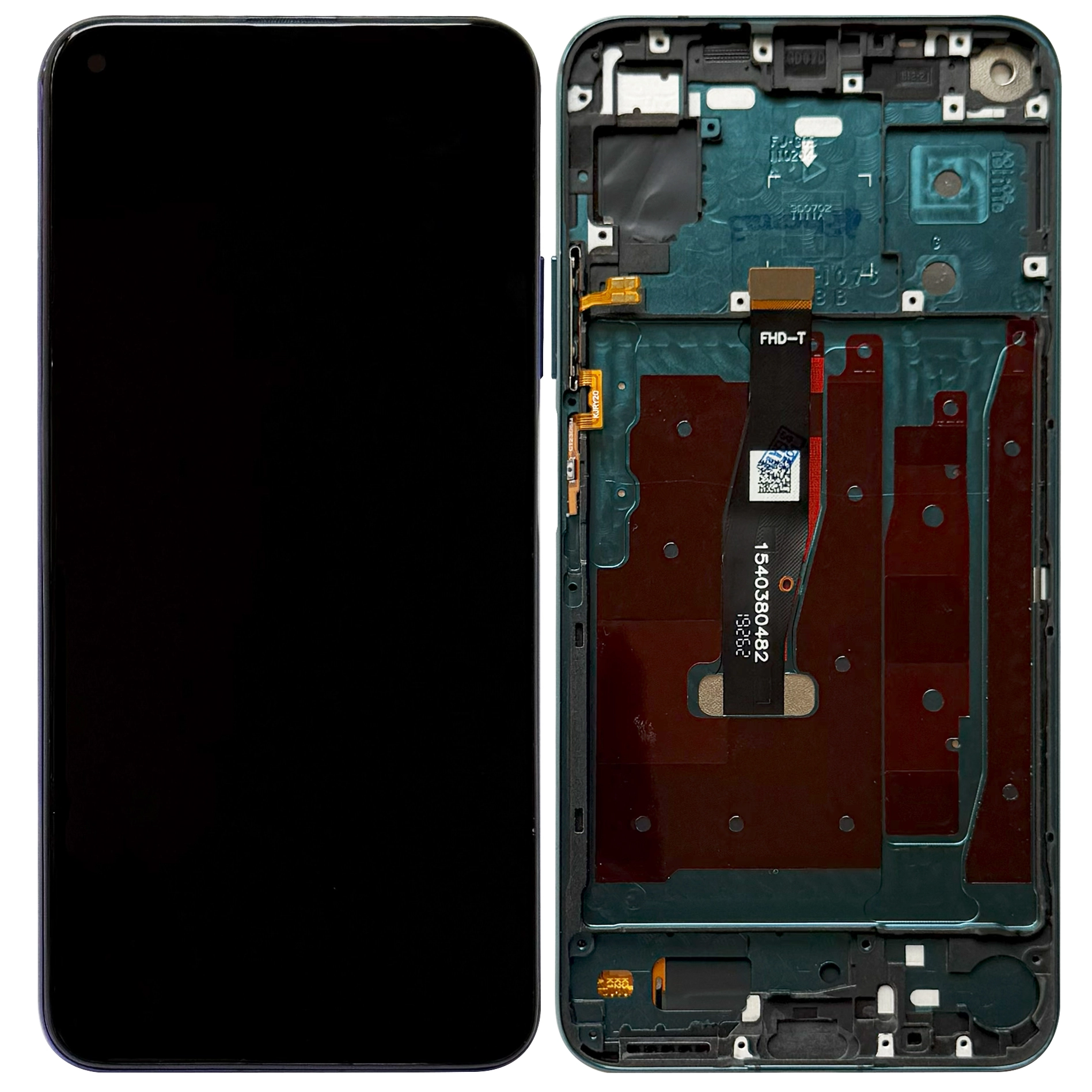 Display Huawei Nova 5T cu rama, Verde