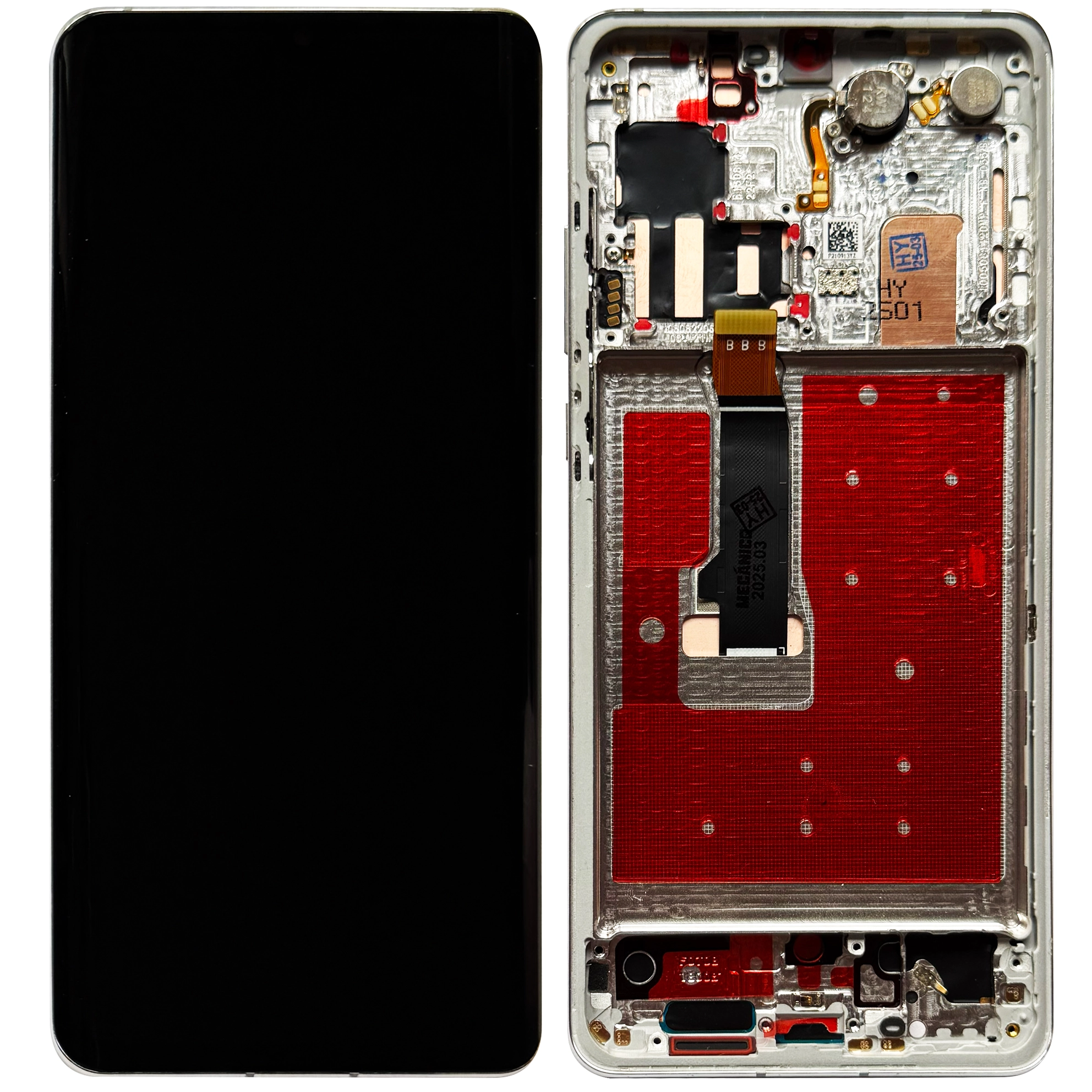 Display Huawei P30 Pro OLED cu rama, Alb