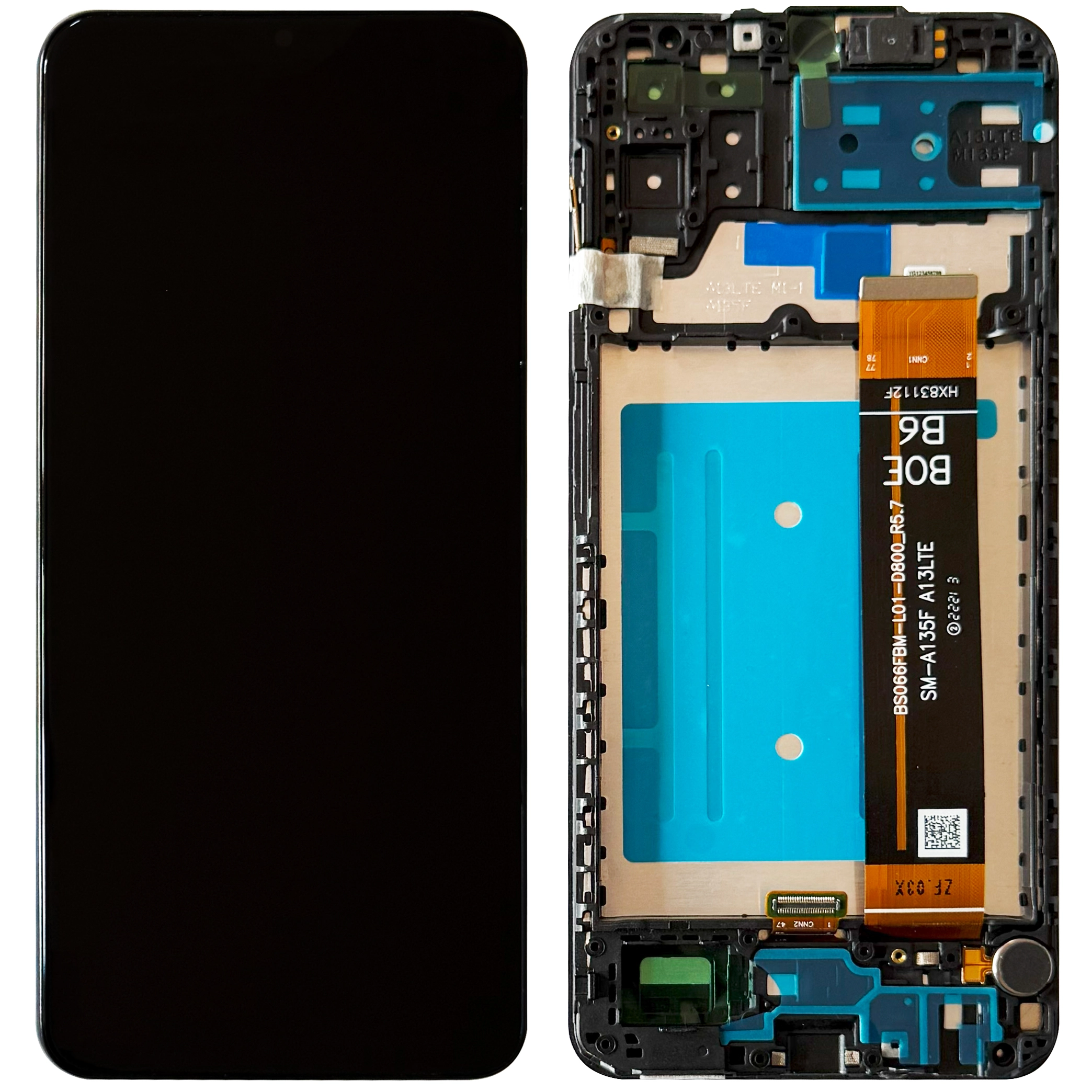 Display Samsung A13 4G / A135, A137 cu rama OEM