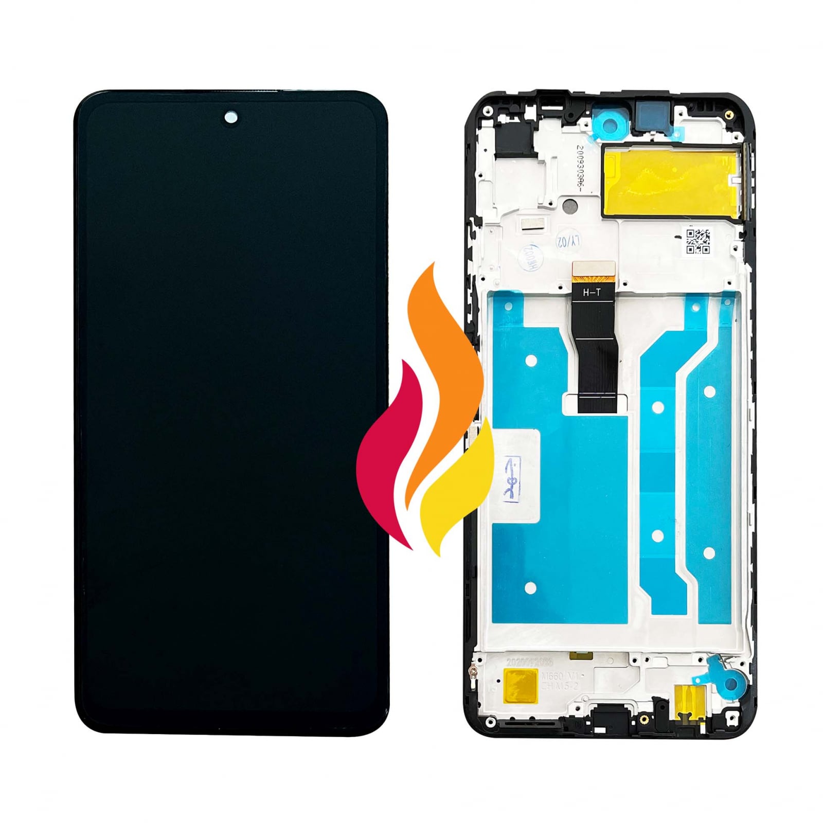 Display Huawei P smart 2021 / Y7A cu rama