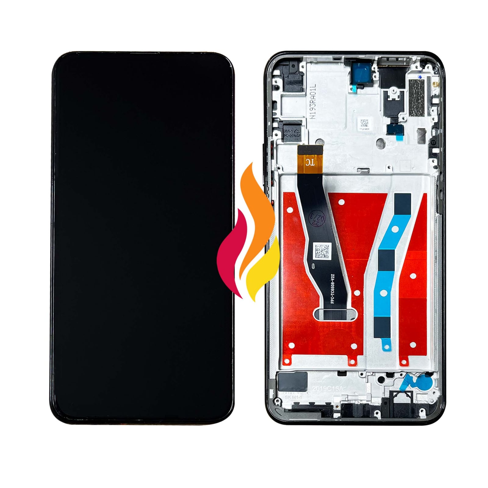 Display Huawei P smart Z cu rama, Negru