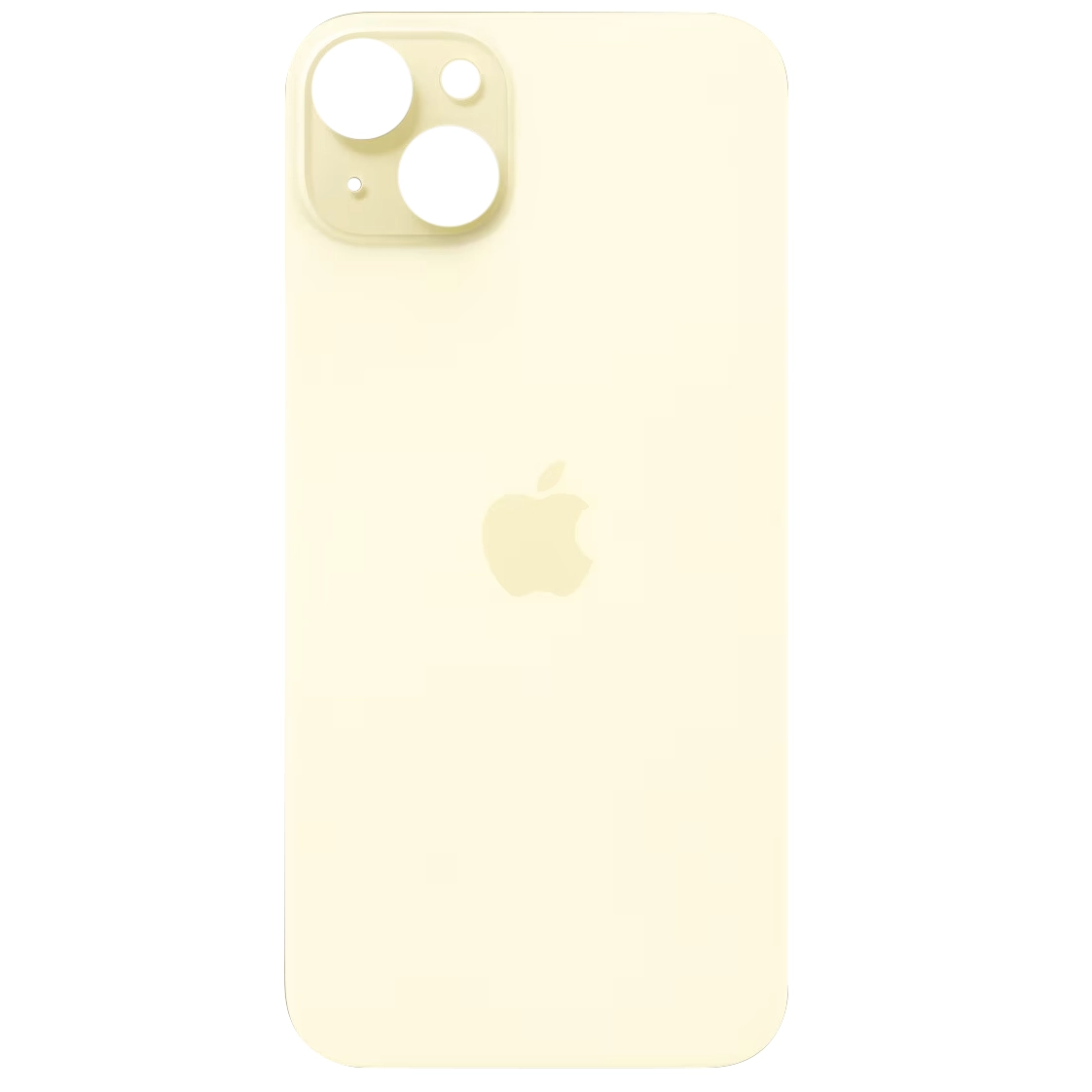 Spate telefon: Capac baterie Iphone 15 Plus, Galben