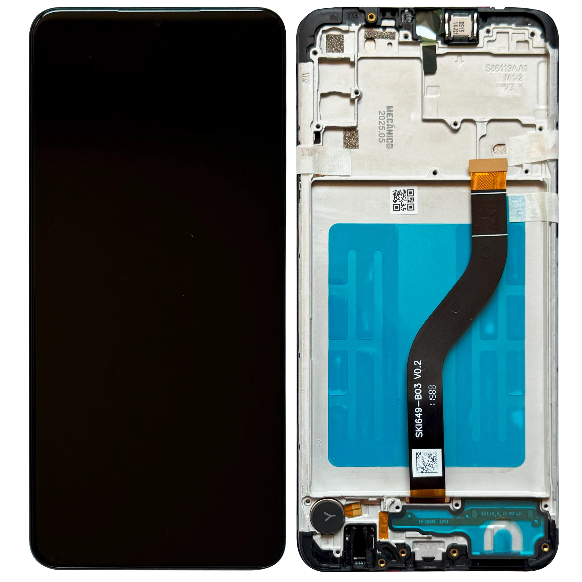 Display Samsung A20s cu rama OEM