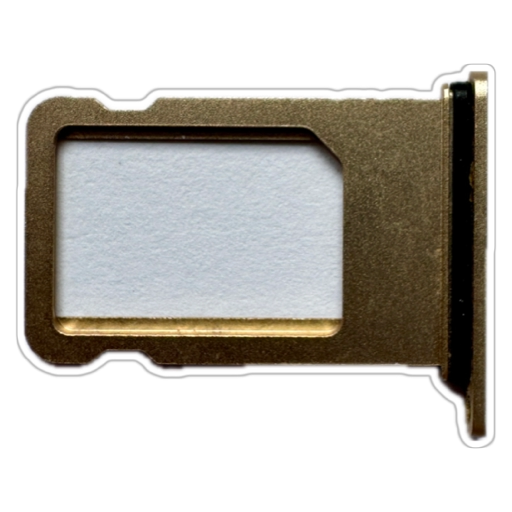 Suport sim - card Iphone 7, Gold