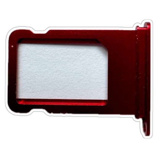 Suport sim - card Iphone 7, Red