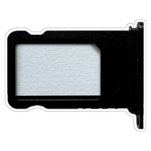Suport sim - card Iphone 7 Plus, Black