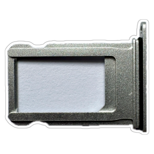 Suport sim - card Iphone 8, Silver