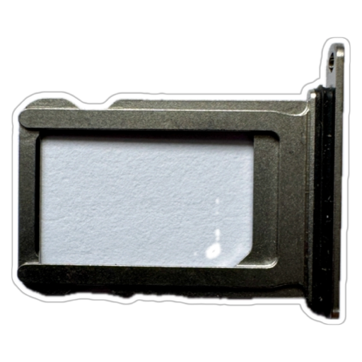 Suport sim - card Iphone X, Silver