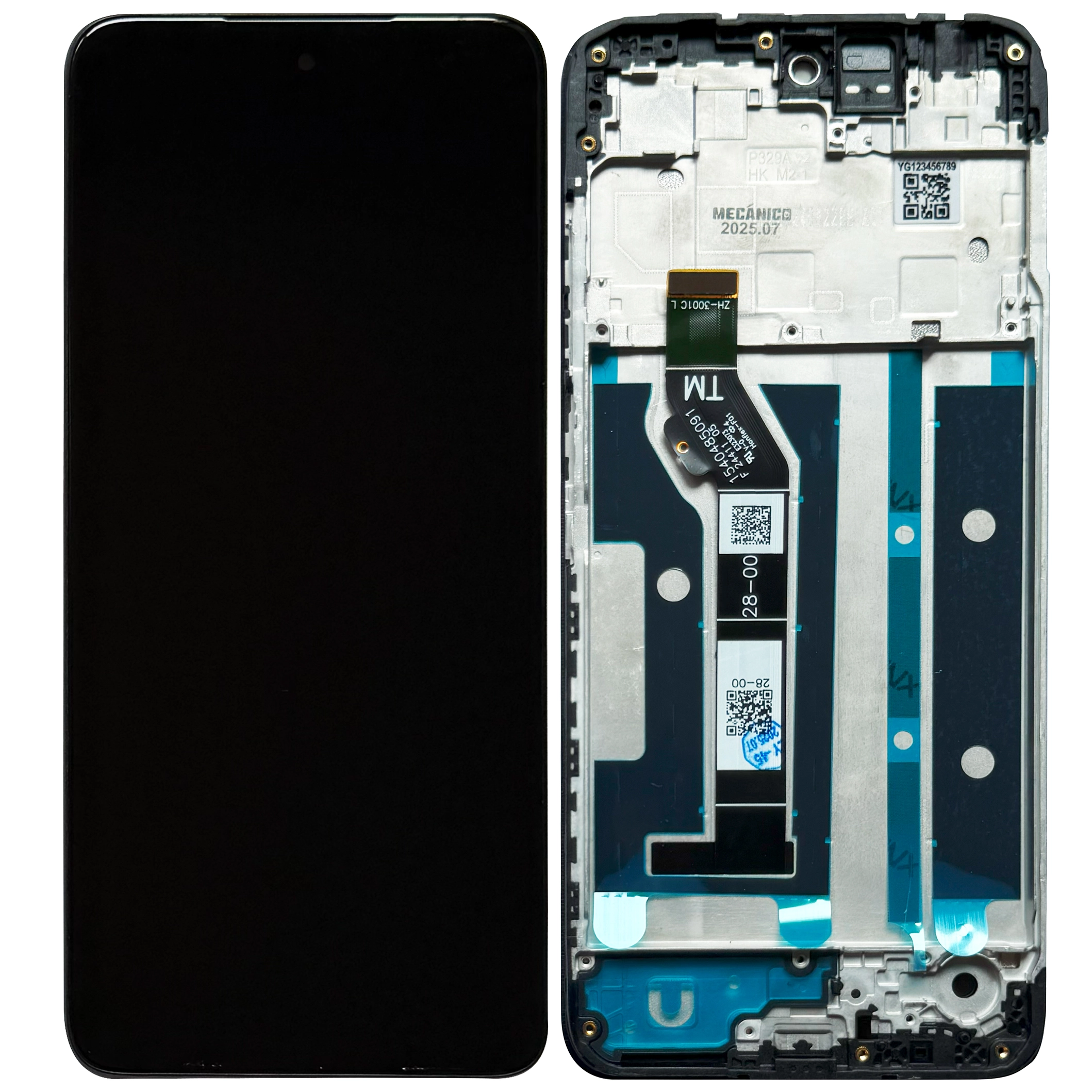Display Motorola Moto E15 cu rama