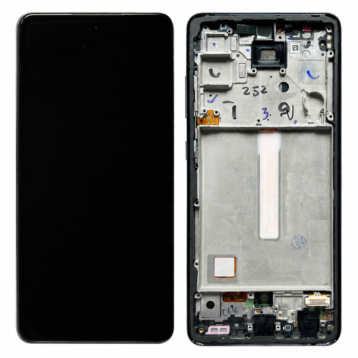 Display Samsung A52 / A52 5G / A52s 5G cu rama OLED, Negru