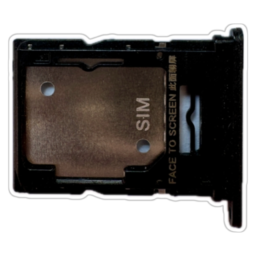 Suport sim - card Xiaomi Redmi Note 13 4G, Black