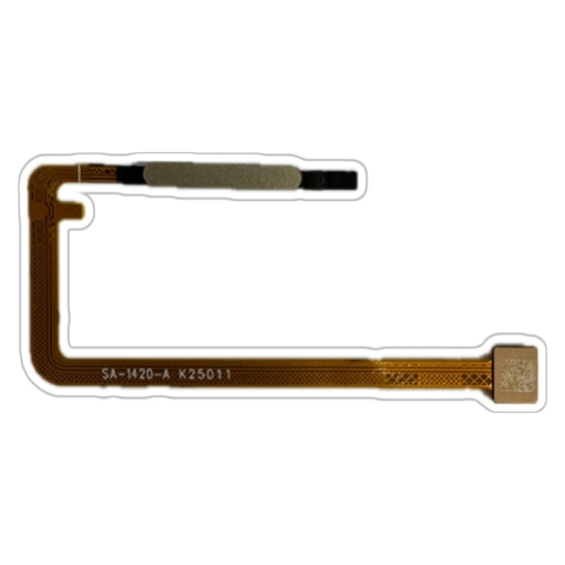 Banda flex cu senzor amprenta Samsung A06, Gold