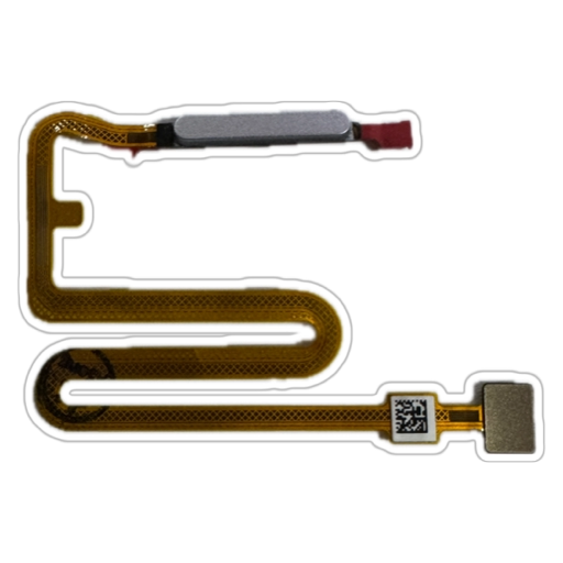 Banda flex cu senzor amprenta si buton on/off Samsung A14 5G/ A146P, Silver