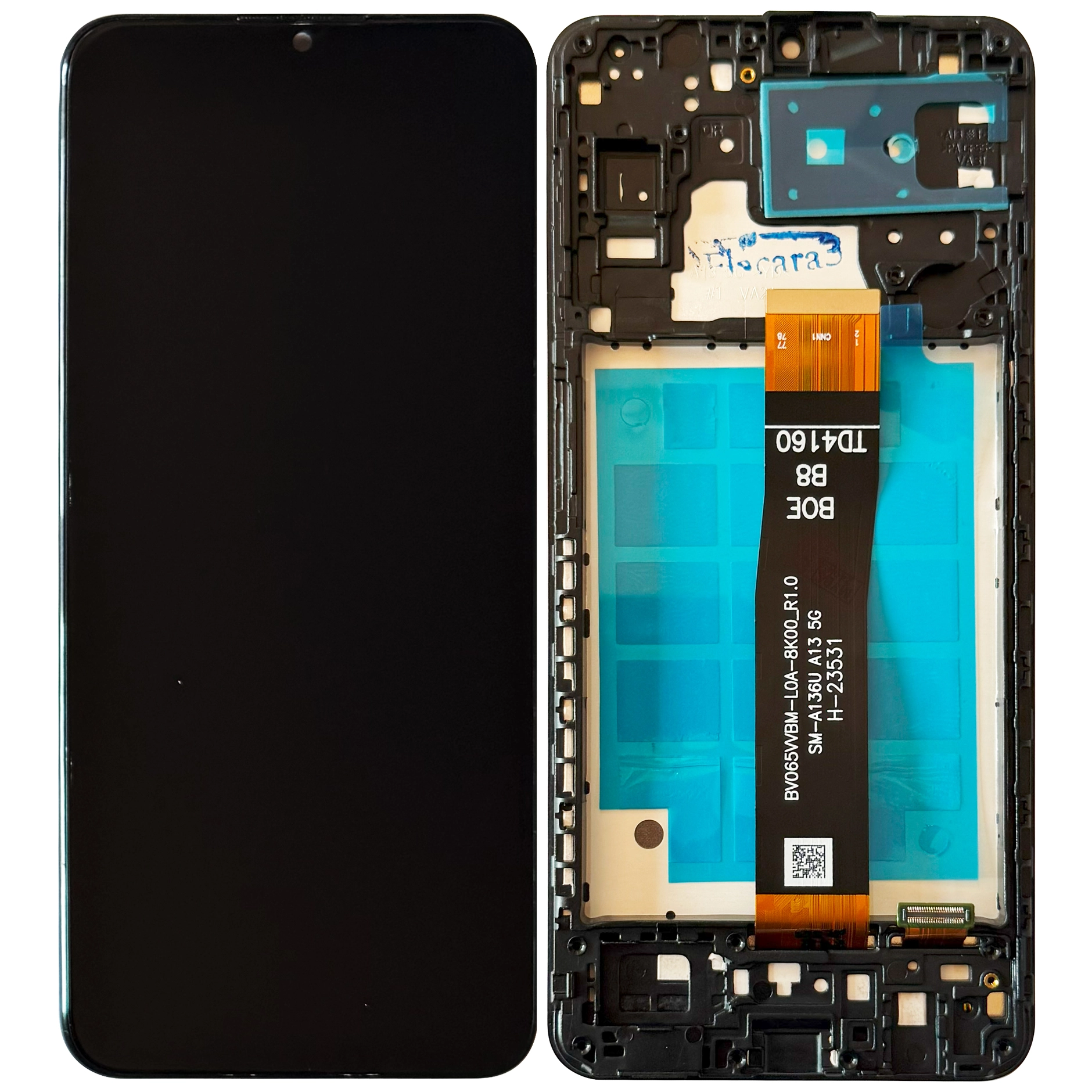Display Samsung A13 5G cu rama A136, QD Incell