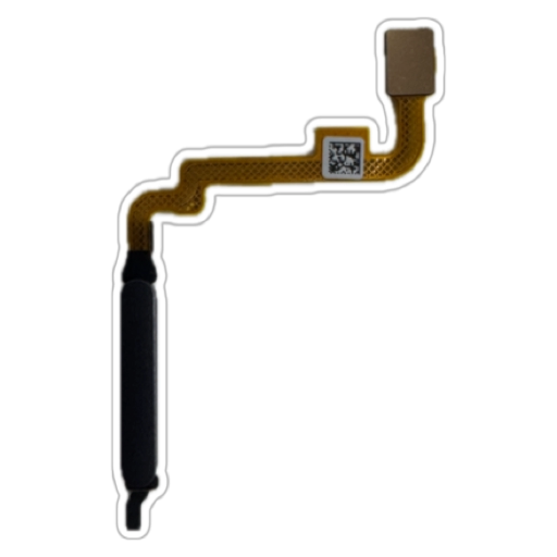 Banda flex cu senzor amprenta Xiaomi Redmi Note 10 4G, Black