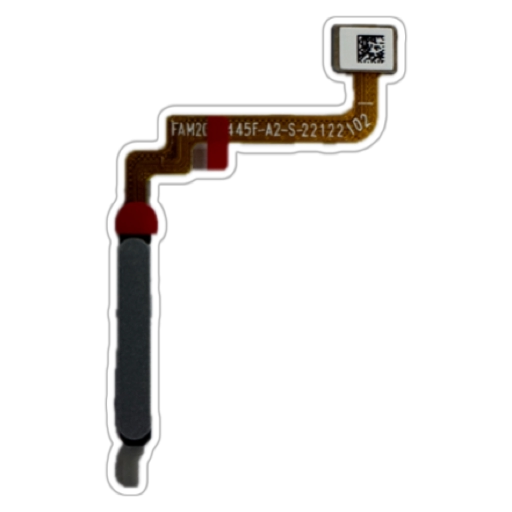 Banda flex cu senzor amprenta Xiaomi Redmi Note 10 5G, Silver