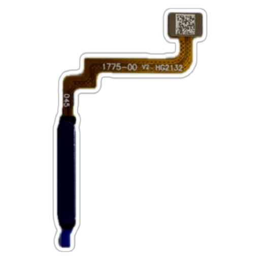 Banda flex cu senzor amprenta Xiaomi Redmi Note 10 5G, Blue