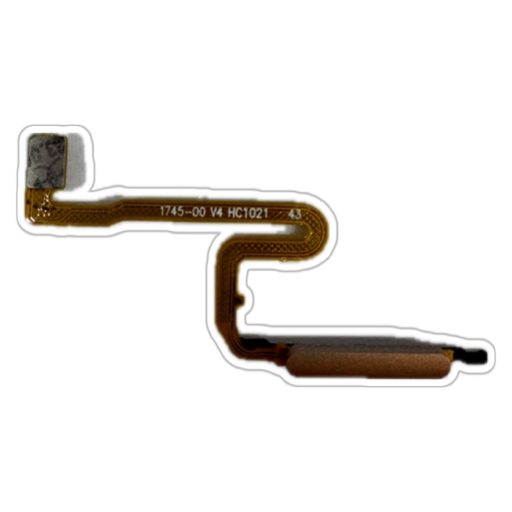 Banda flex cu senzor amprenta Xiaomi Redmi Note 10 Pro/Note 10 Pro Max, Bronze