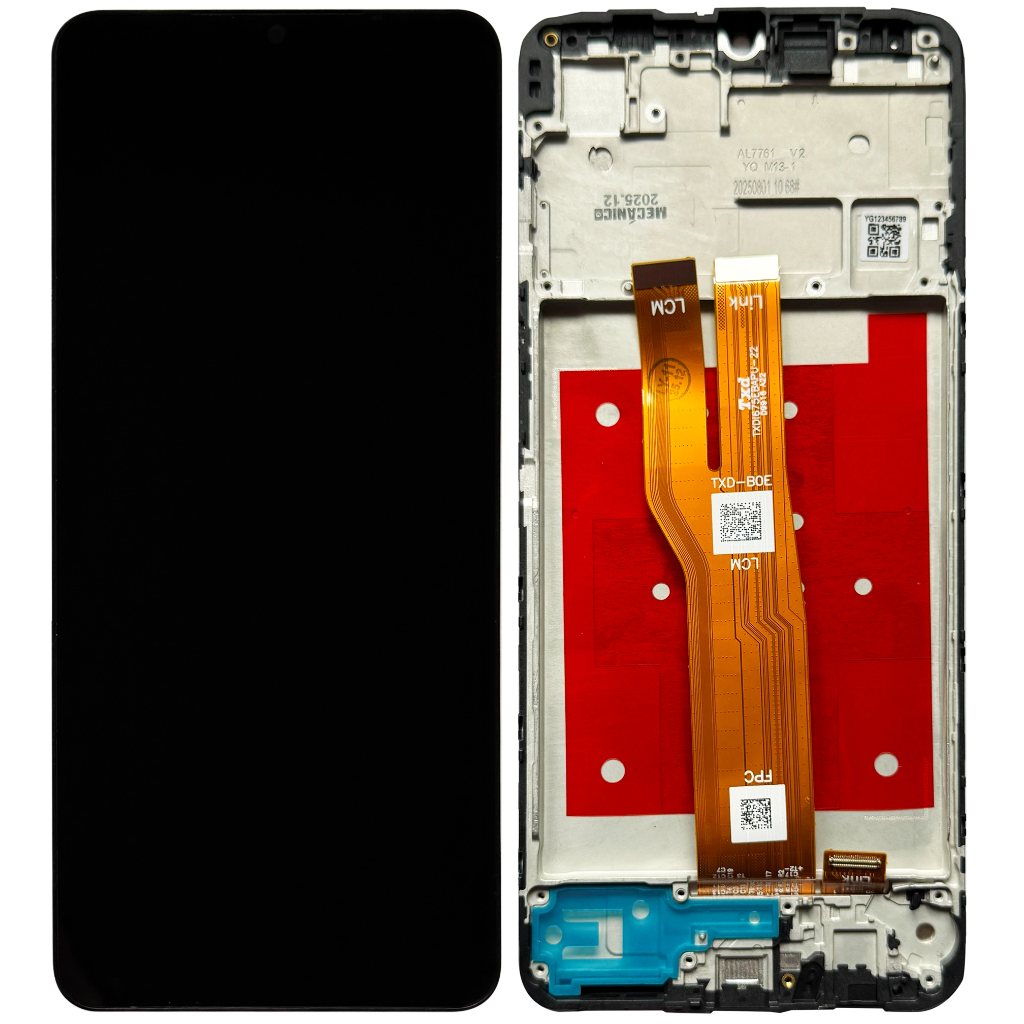 Display Samsung A07 cu rama