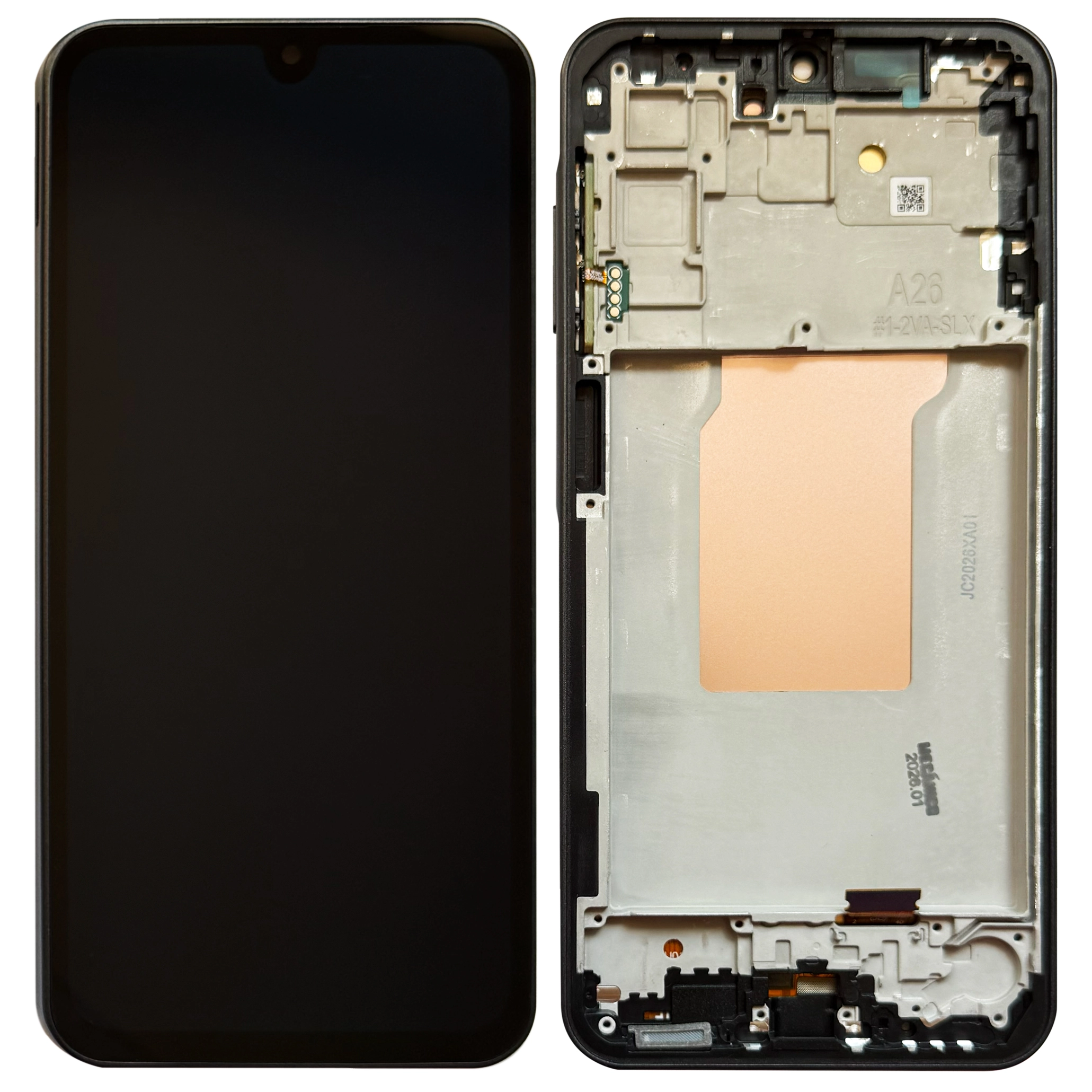 Display Samsung A26 OLED cu rama AMM, Negru