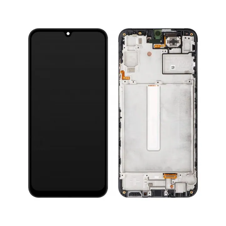Display Samsung A25 5G cu rama Service Pack, Negru
