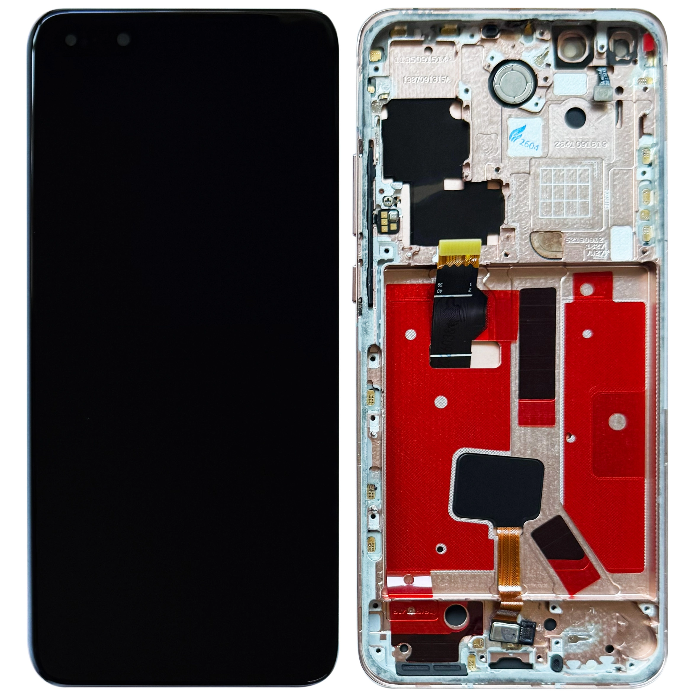 Display Huawei P40 Pro OLED cu rama, Gold