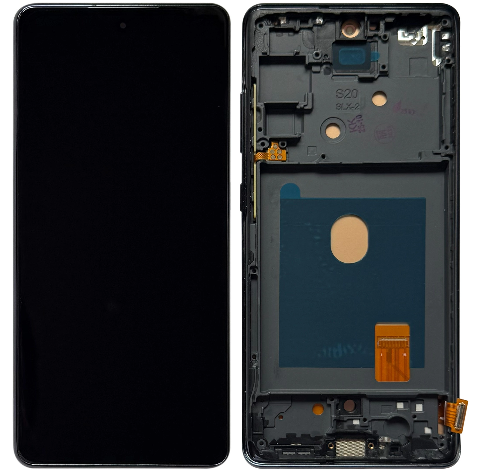 Display Samsung S20 FE 5G OLED cu rama, Albastru
